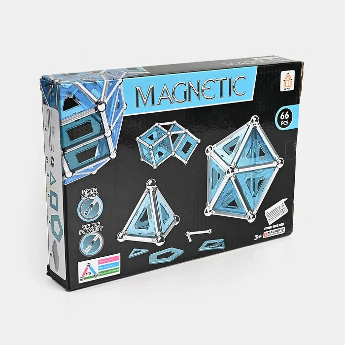 Magnetic Balls & Sticks Construction Blocks Set-66 pcs
