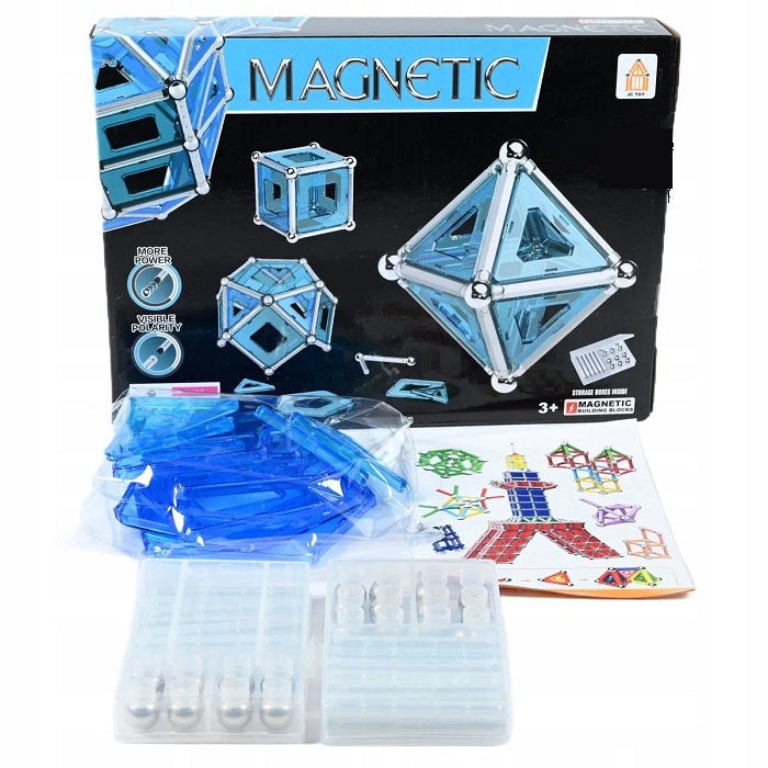 Magnetic Balls & Sticks Construction Blocks Set-66 pcs