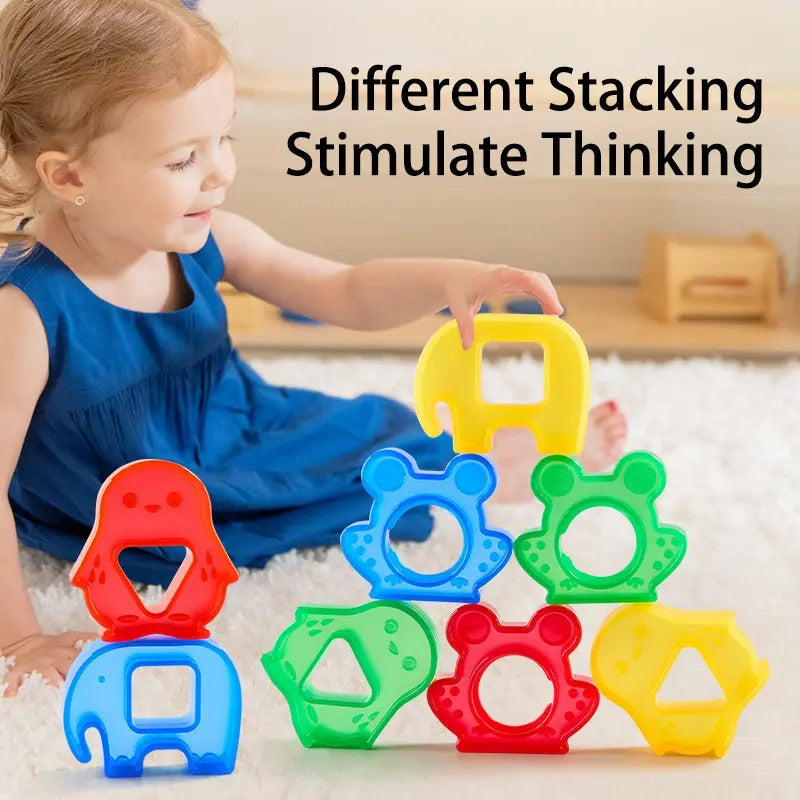 Animal Shape Stacking Puzzle Building Blocks – MGT Toys