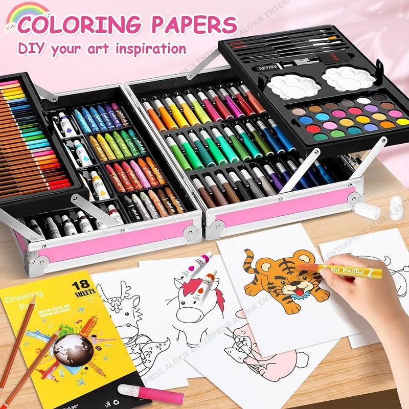 Diy Unicorn Theme Drawing Art & Painting Kit 