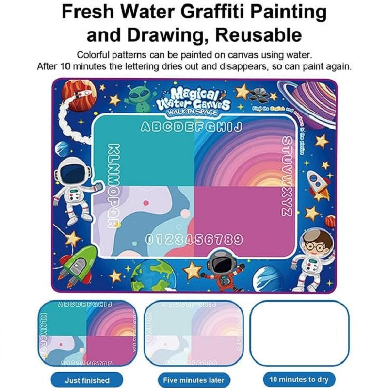 Color Magic Water Canvas Drawing Mat