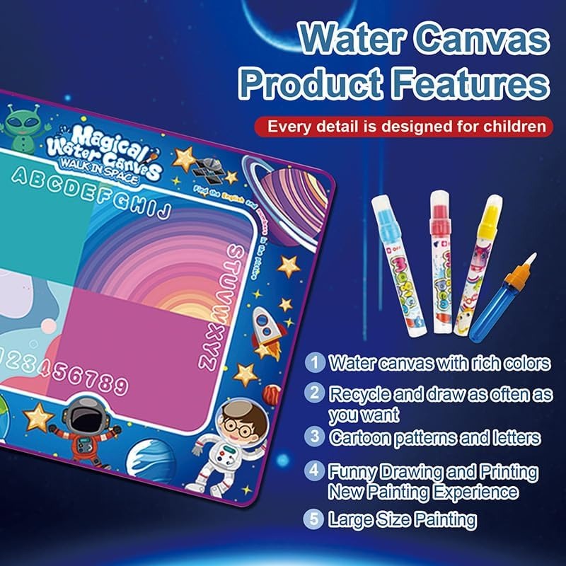Color Magic Water Canvas Drawing Mat