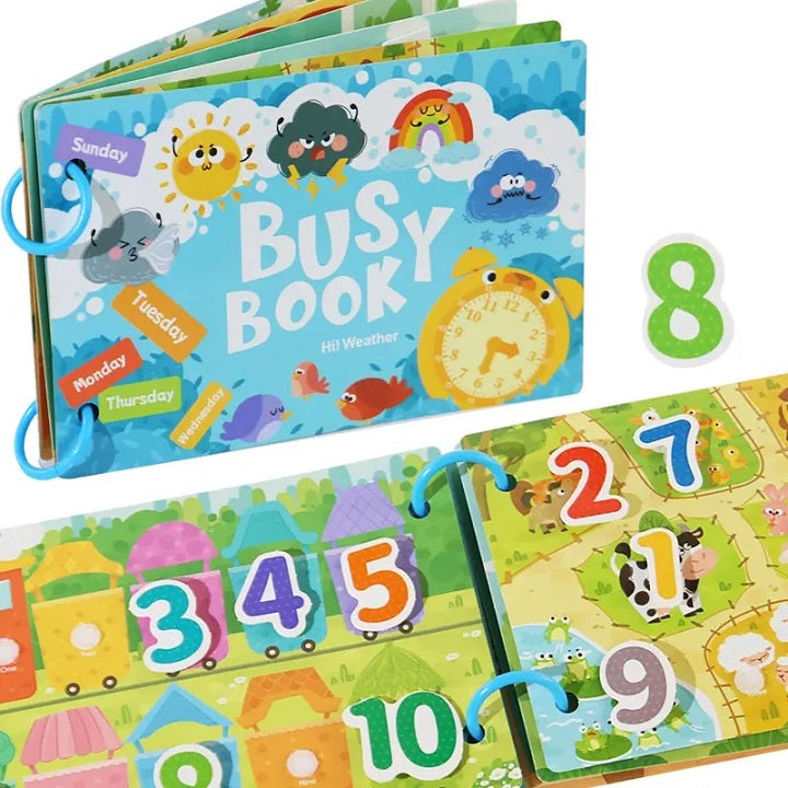 Montessori Early Educational Activity Busy Book