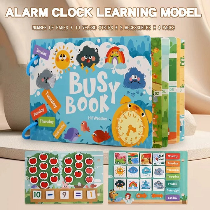 Montessori Early Educational Activity Busy Book