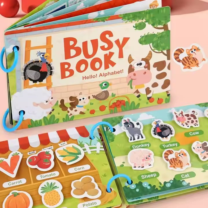 Montessori Early Educational Activity Busy Book