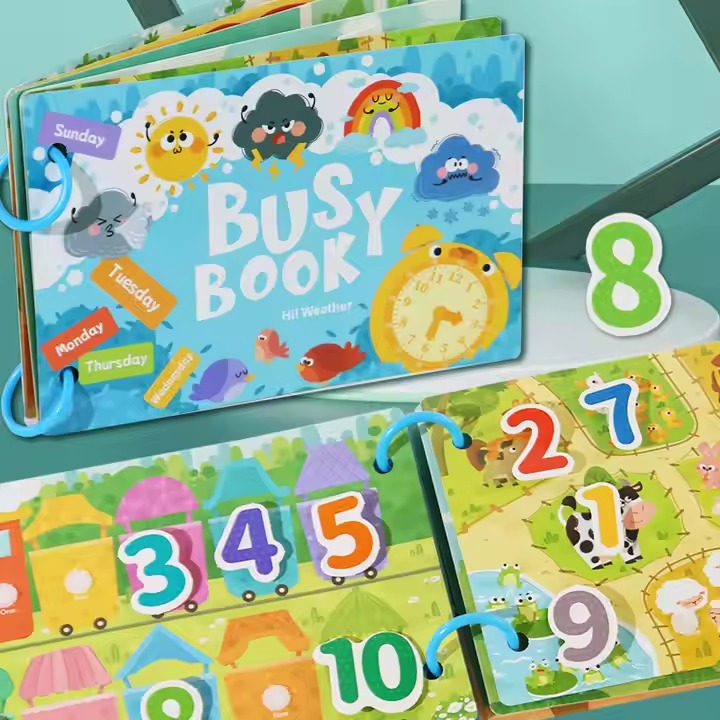 Montessori Early Educational Activity Busy Book
