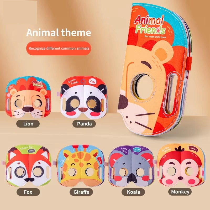 Funny Faces Soft Cloth Book Mask