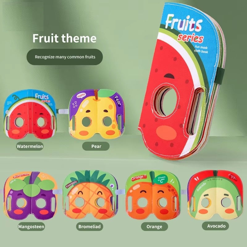 Funny Faces Soft Cloth Book Mask