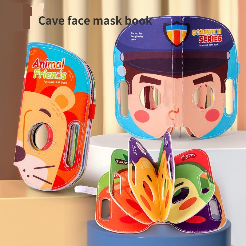 Funny Faces Soft Cloth Book Mask