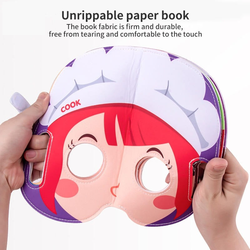 Funny Faces Soft Cloth Book Mask