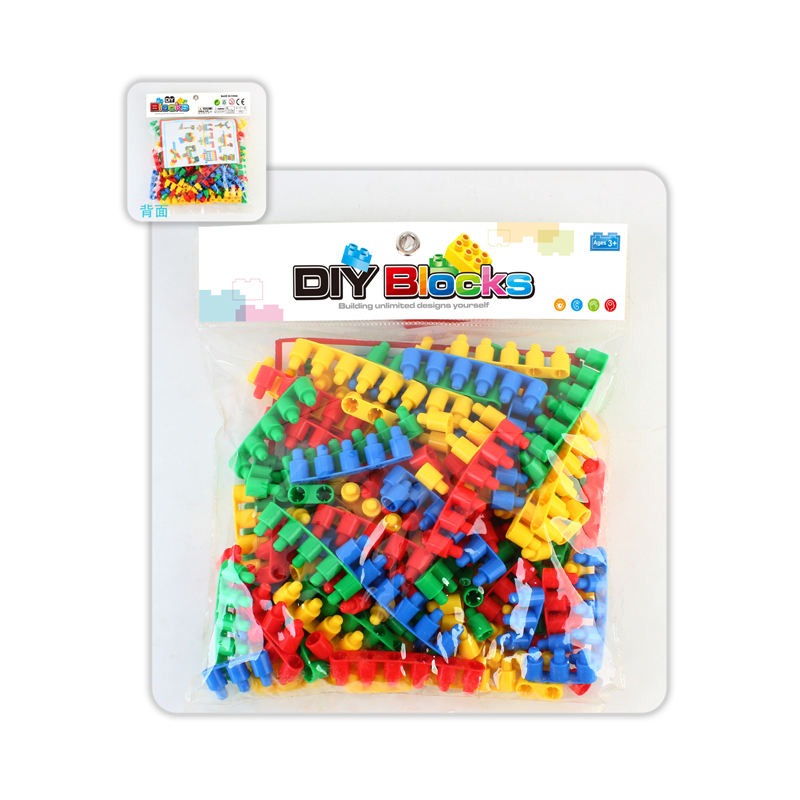 Multicolor Bullet Shape Building Blocks Set