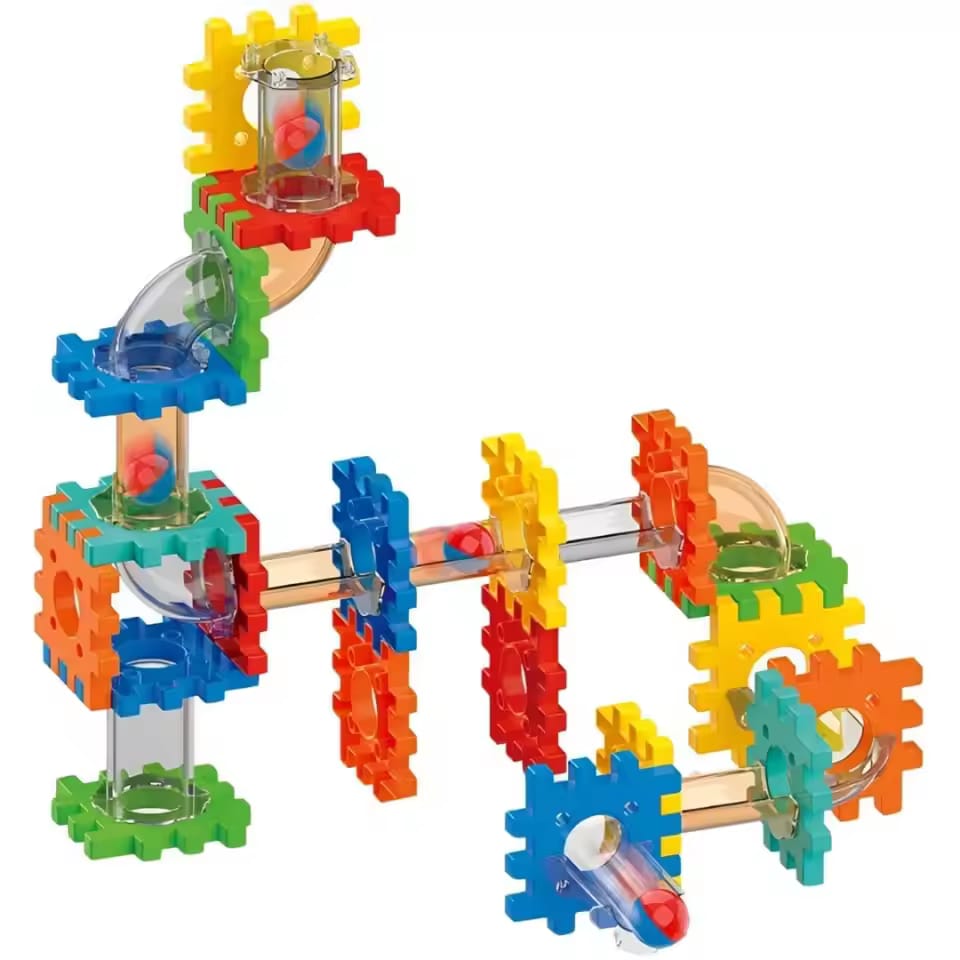 Pipeline Rolling Ball Construction Building Block 76 Pcs