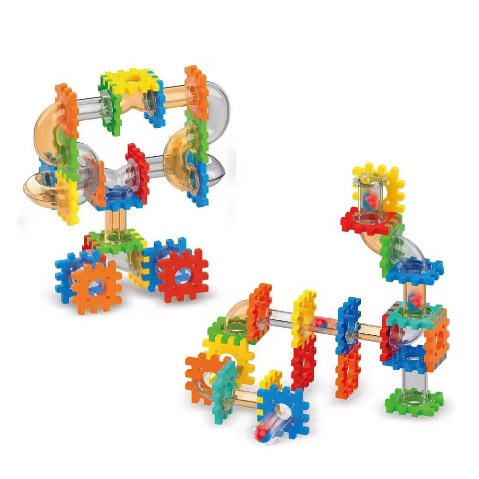 Pipeline Rolling Ball Construction Building Block 76 Pcs