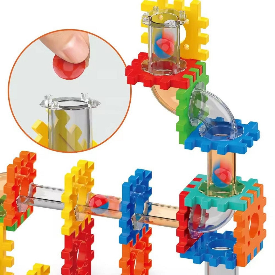 Pipeline Rolling Ball Construction Building Block 76 Pcs