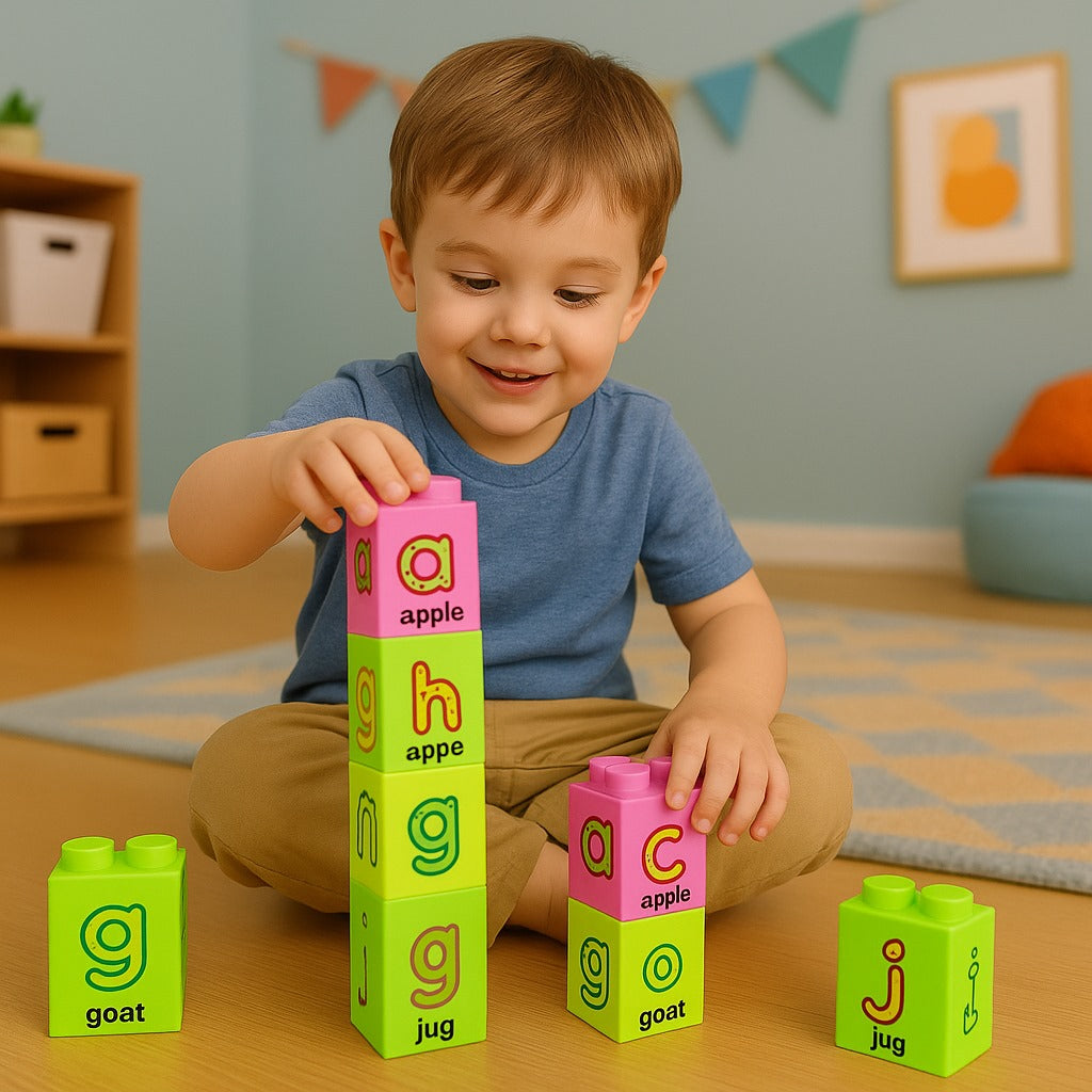 Multicolor Small Alphabets Big Building Blocks