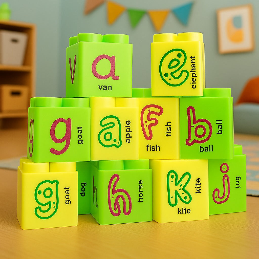 Multicolor Small Alphabets Big Building Blocks
