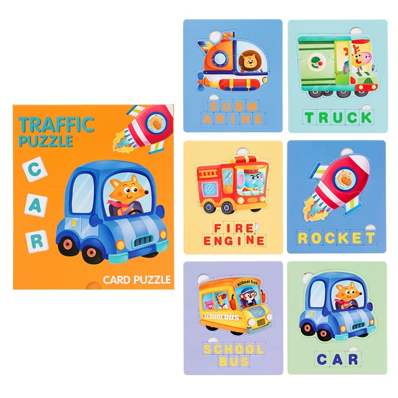 Early Learning Interactive Spellings and Pictures Puzzle Set