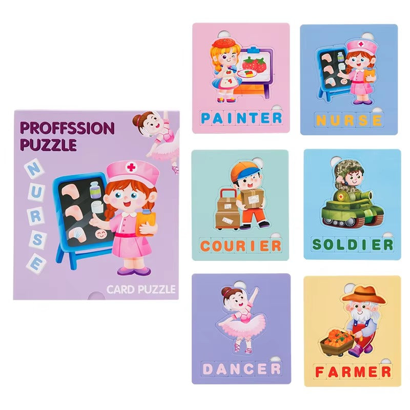 Early Learning Interactive Spellings and Pictures Puzzle Set