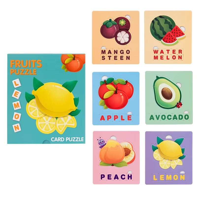 Early Learning Interactive Spellings and Pictures Puzzle Set