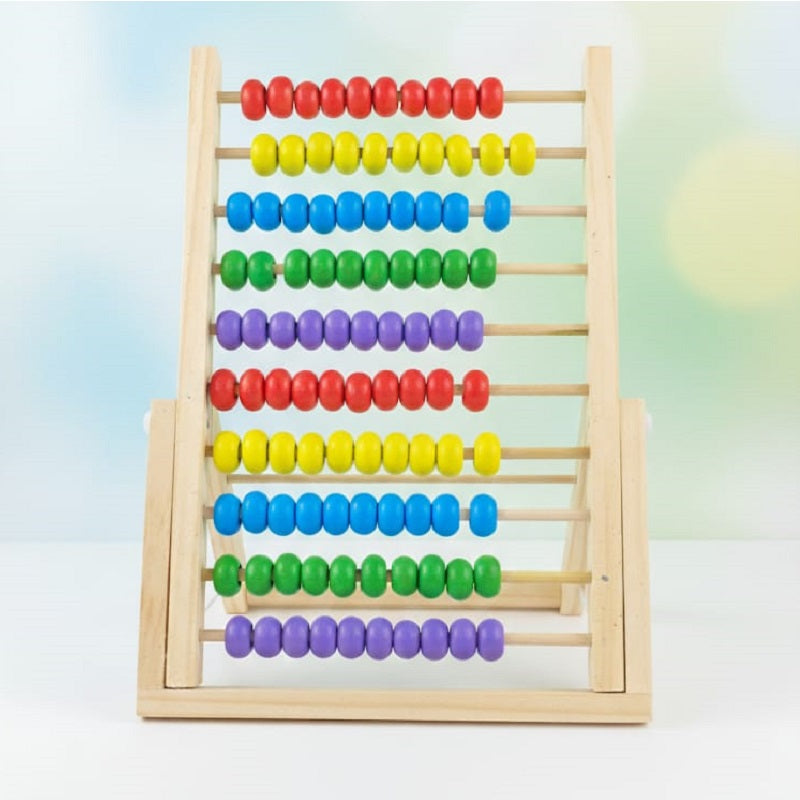 Wooden Calculating Frame Folding Abacus