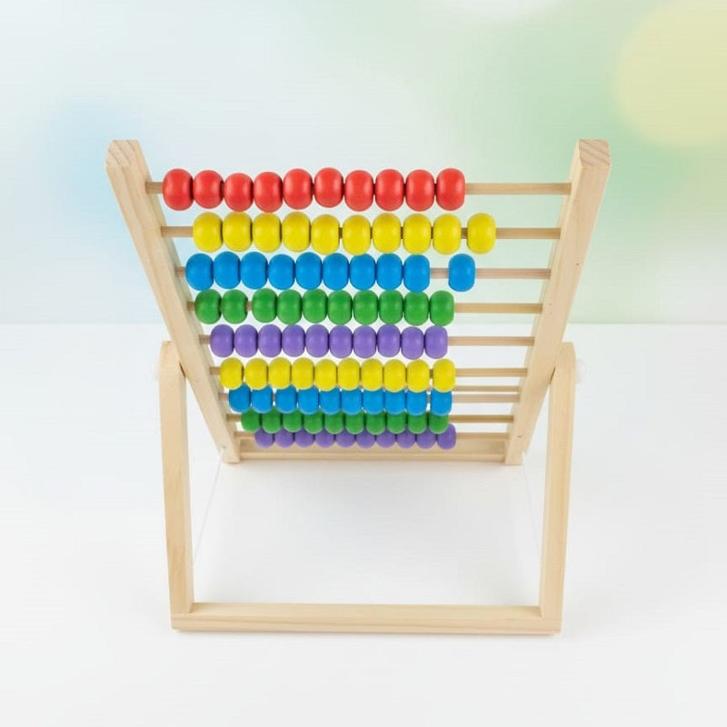 Wooden Calculating Frame Folding Abacus