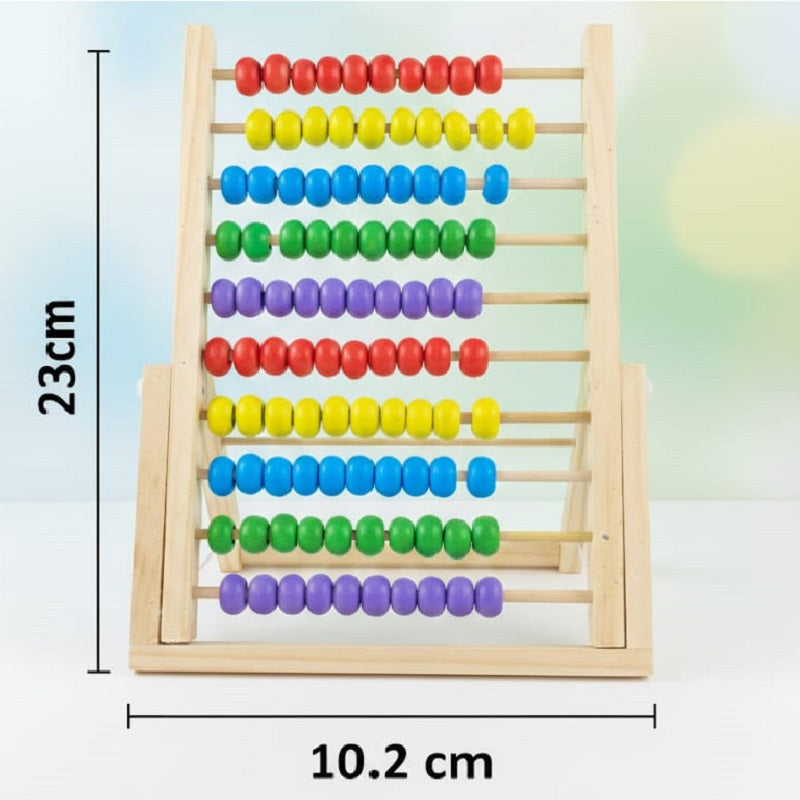 Wooden Calculating Frame Folding Abacus