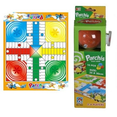 Button Dice Shaker Foldable Ludo Family Game