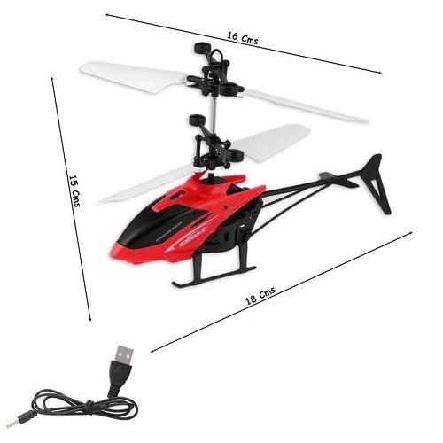 Sensing Up And Down Helicopter Rechargeable With Lights Creative Activity