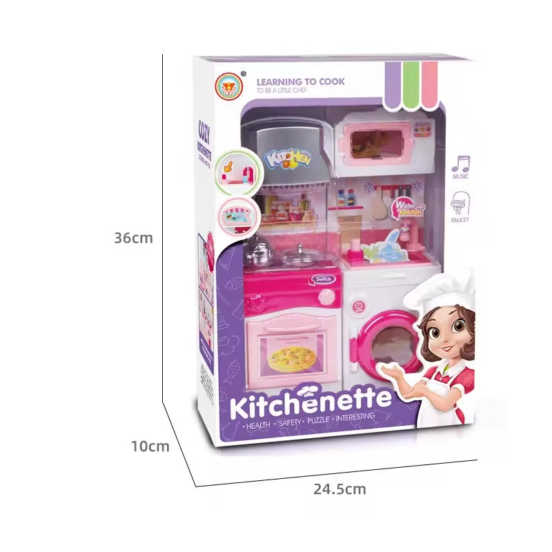 Pretend & Play Kitchen Set Combination Cabinet Educational Toy