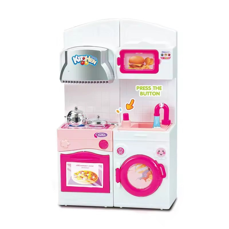 Pretend & Play Kitchen Set Combination Cabinet Educational Toy