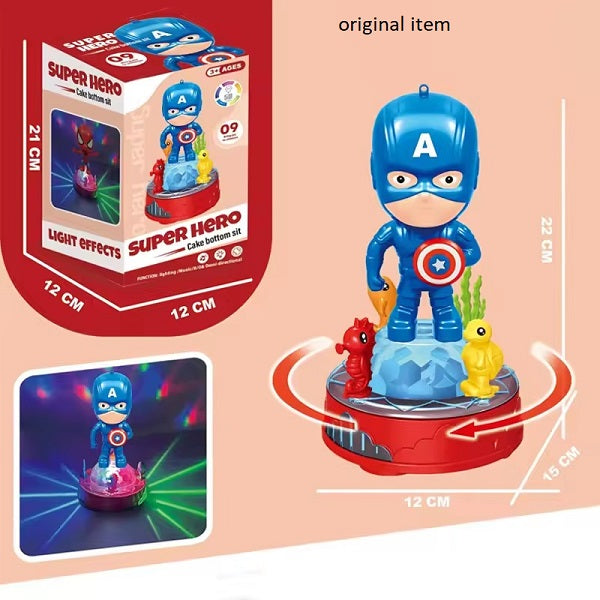 Musical Super Hero Captain America With Flashing Lights