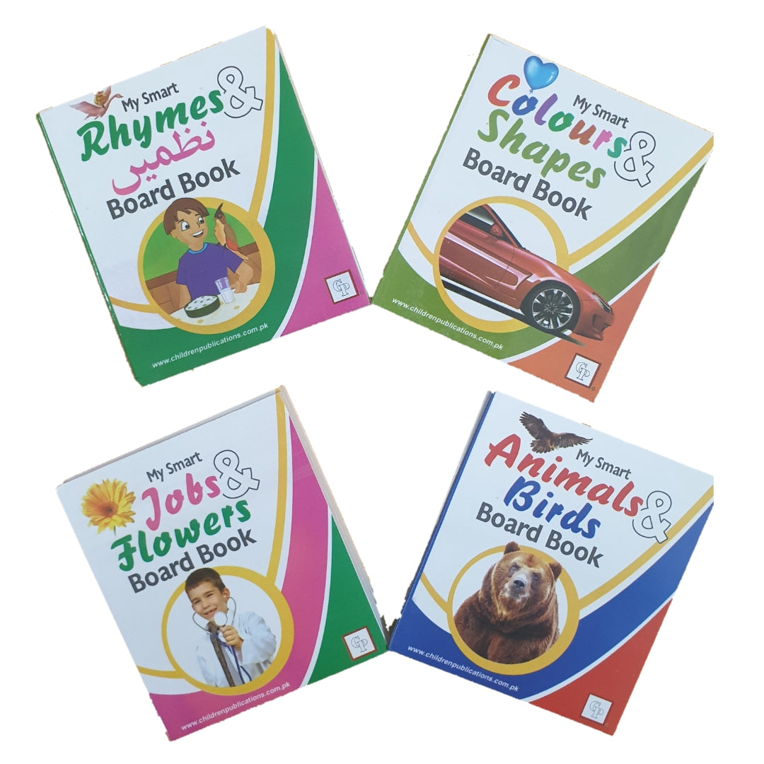 Smart Early Learning Educational 12 Board Books Set