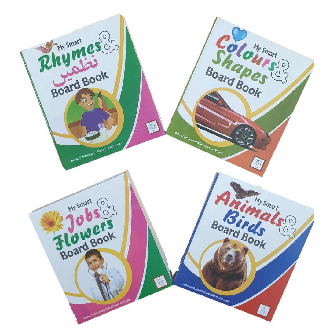 Smart Early Learning Educational 12 Board Books Set