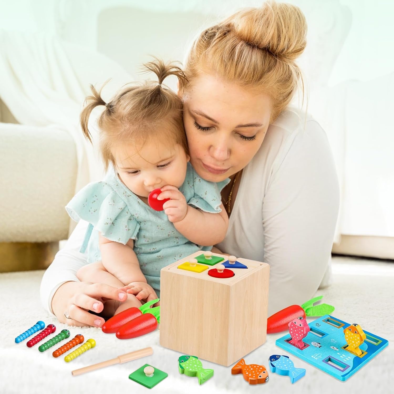 Wooden-Play-Kit 5 in 1 Montessori Learning Toy