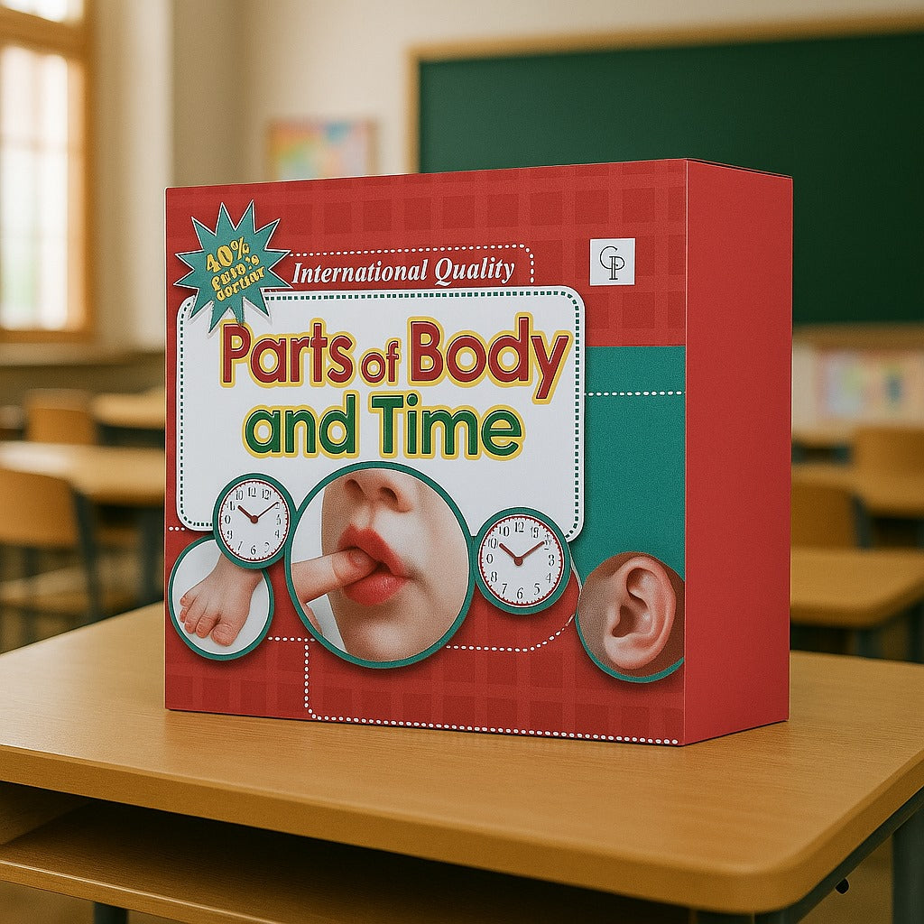 Parts Of Body 40 Educational Flash Cards Set