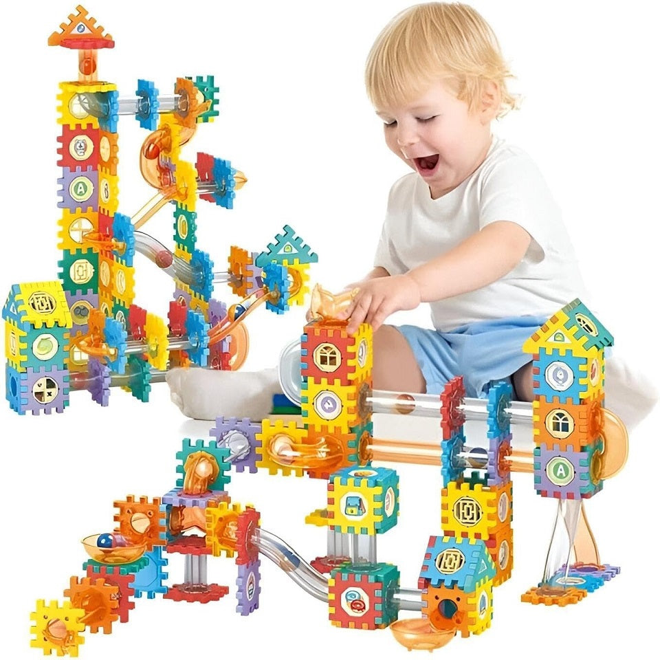 Pipeline Rolling Ball Construction Building Block Track
