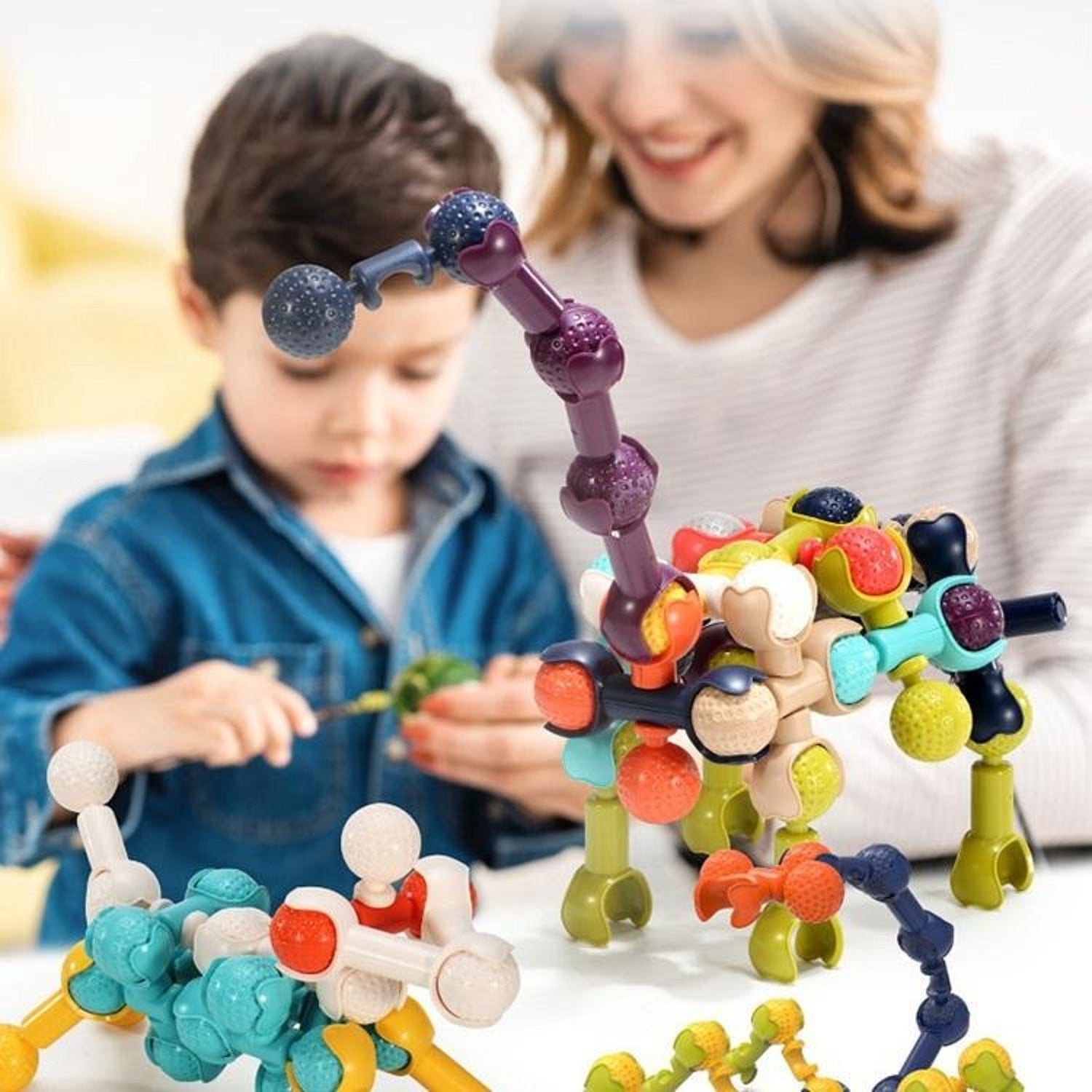 DIY Bike Theme Costruction Building Blocks