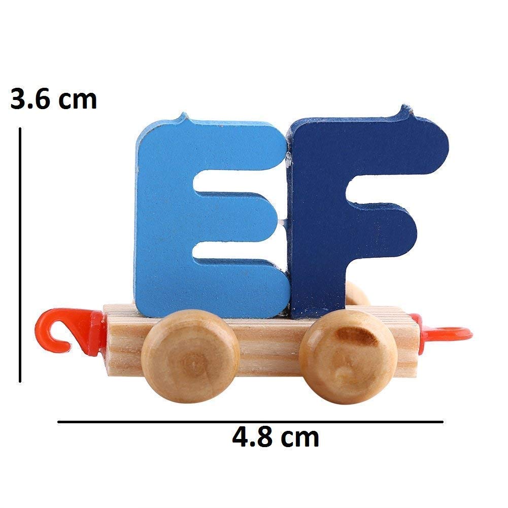 Wooden Multicolor 26 Alphabet Sorting Train MGT Toys Wooden multicolor 26 alphabet sorting train mgt toys