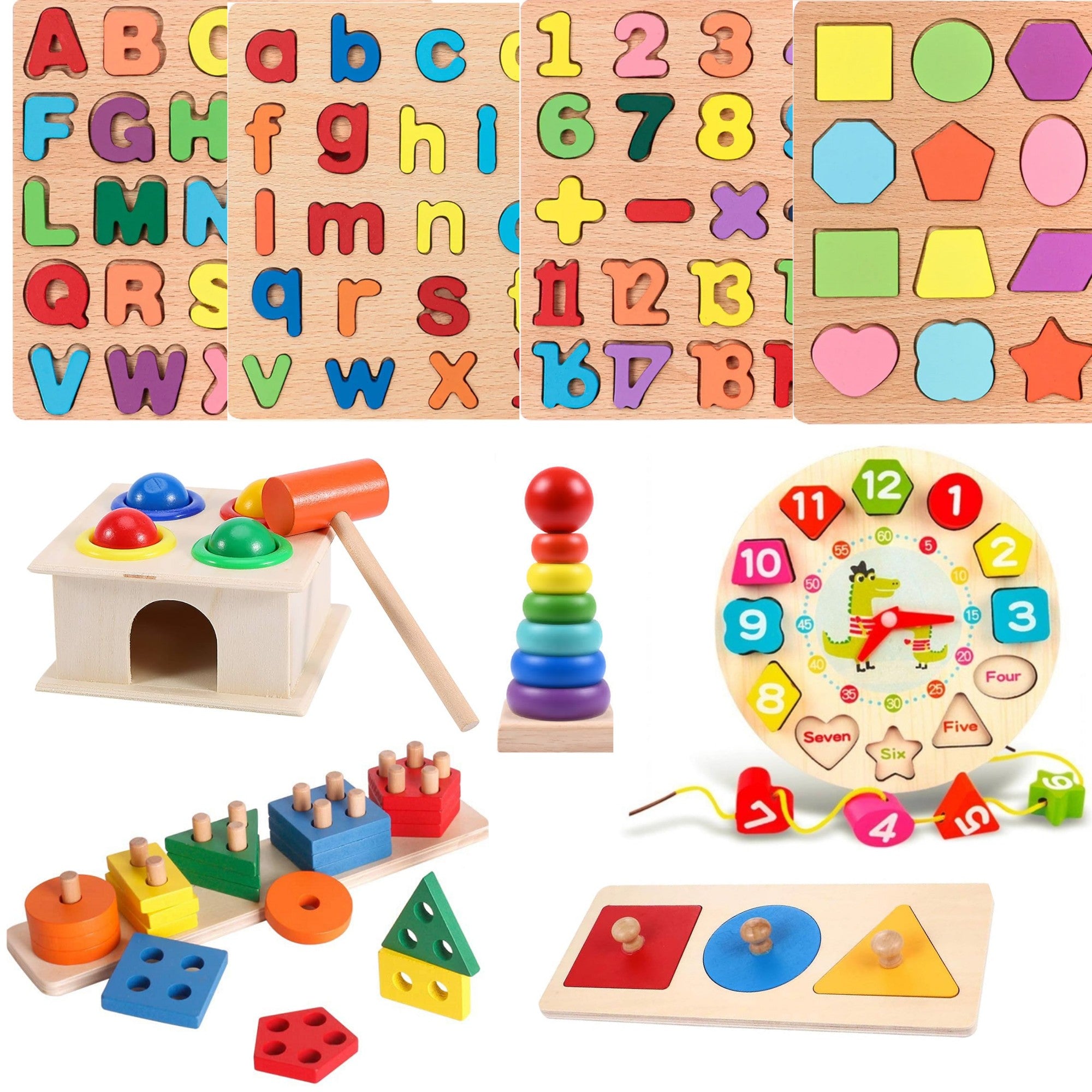 Wooden Montessori Starter Bundles – Perfect for Early Childhood Play