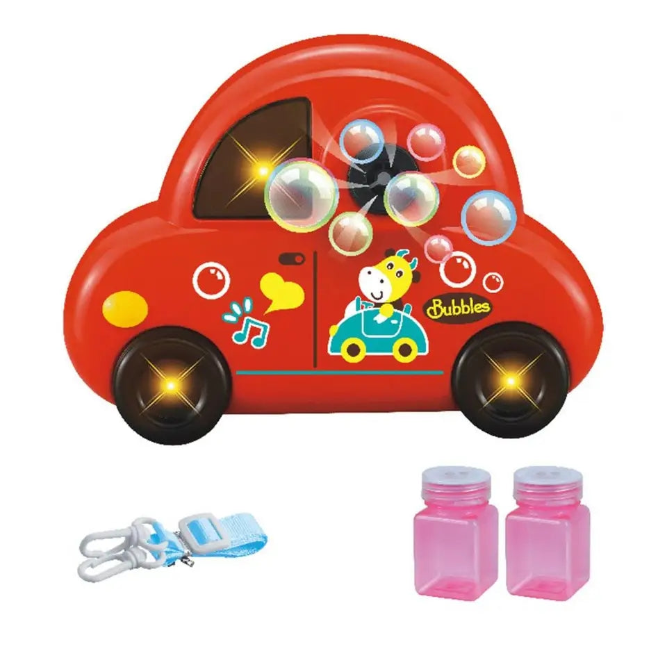 Car Shape Bubble Machine with Lights and Sound