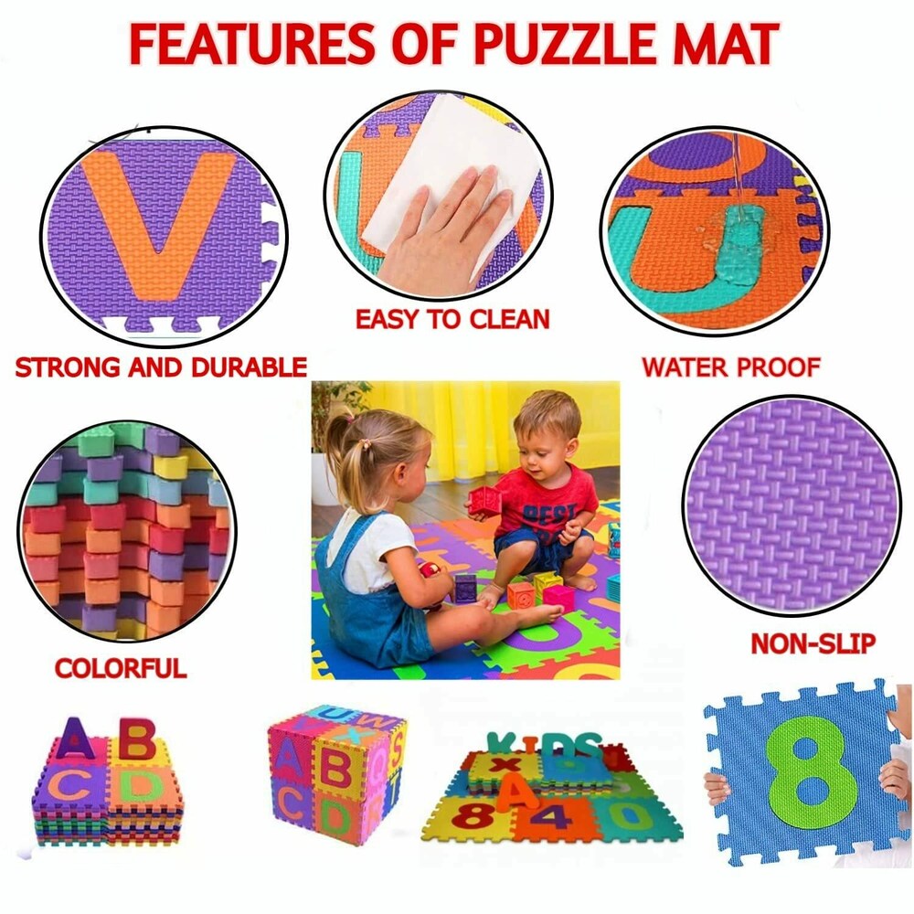Kids Numbers Learning Foam Activity playmat – MGT Toys