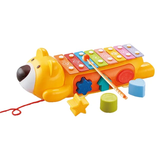Bear 2in1 Xylophone & Shapes Sorter Set