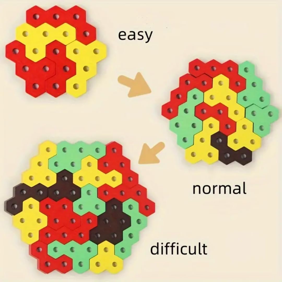 Wooden Wisdom Hamburger Brain-Boosting Fun & Educational Puzzle