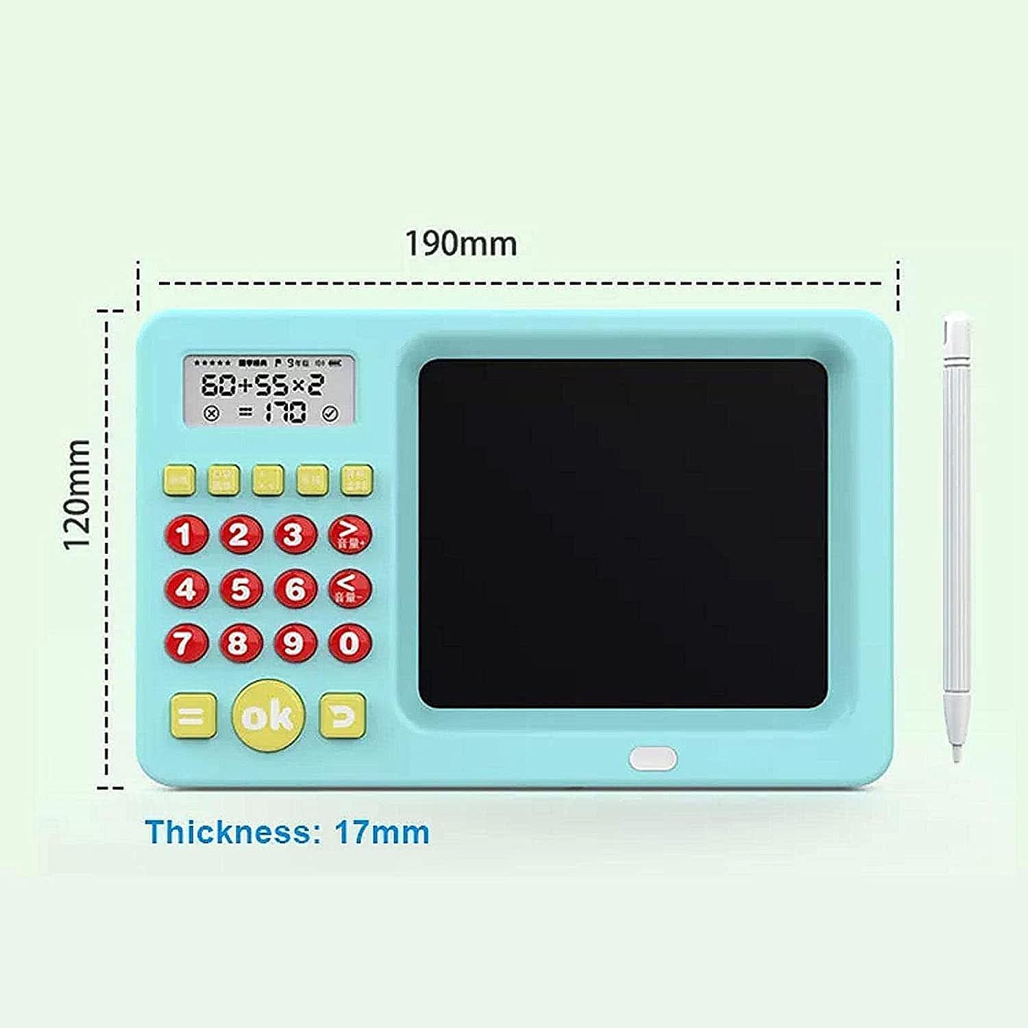 LCD Writing & Drawing Tablet With Maths Game & Calculator