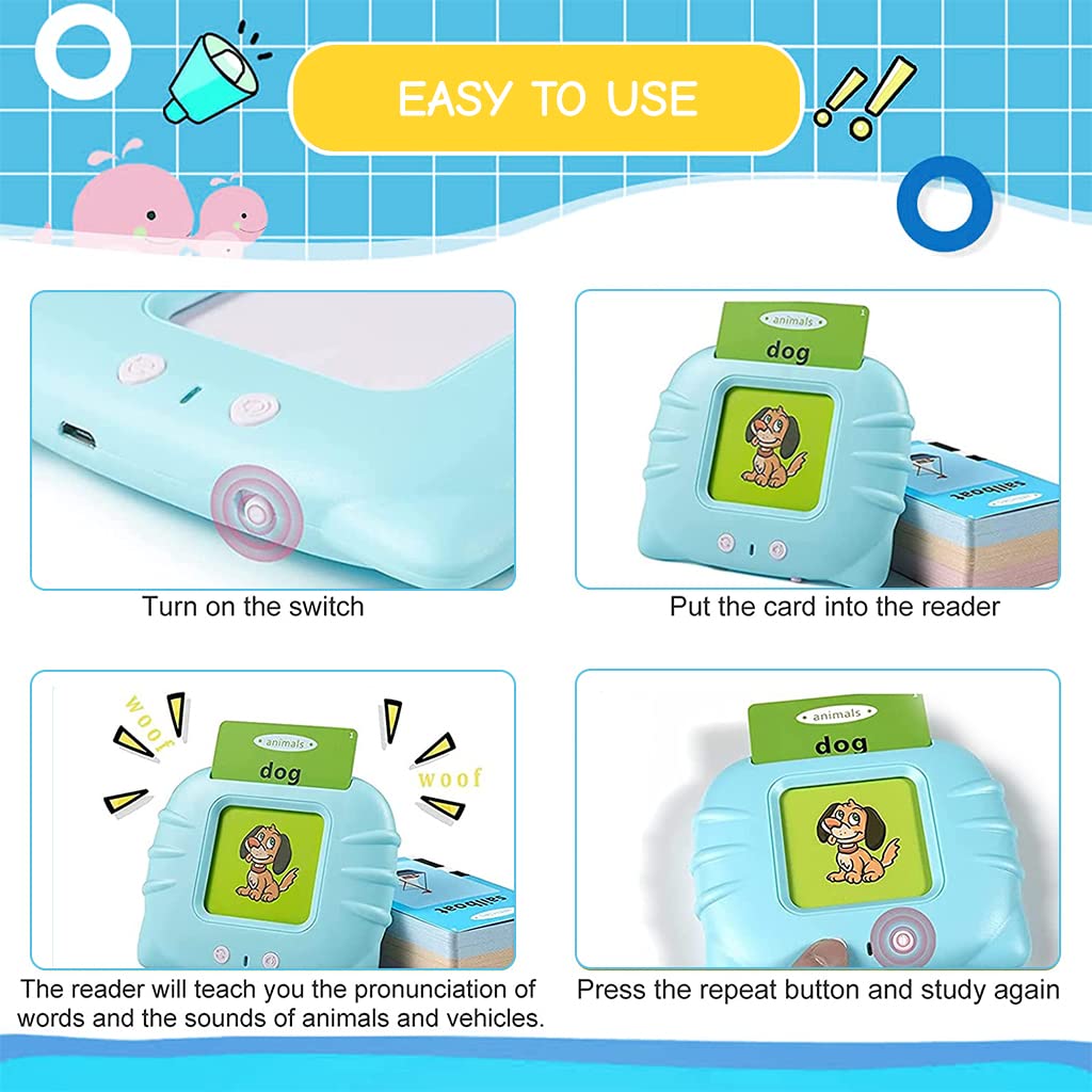 Flash Card Reader Educational Activity Learning Game