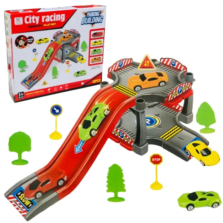 City Racing Parking Play Track Set