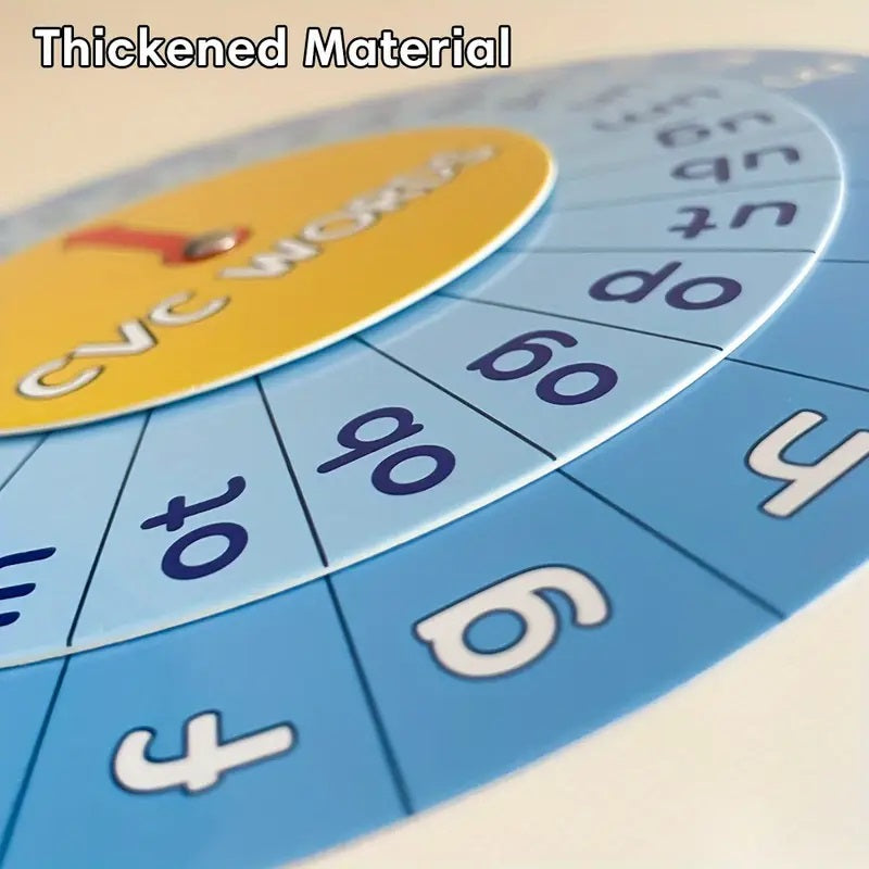 CVC Words and Maths Activity Phonics Spinner Game Kit