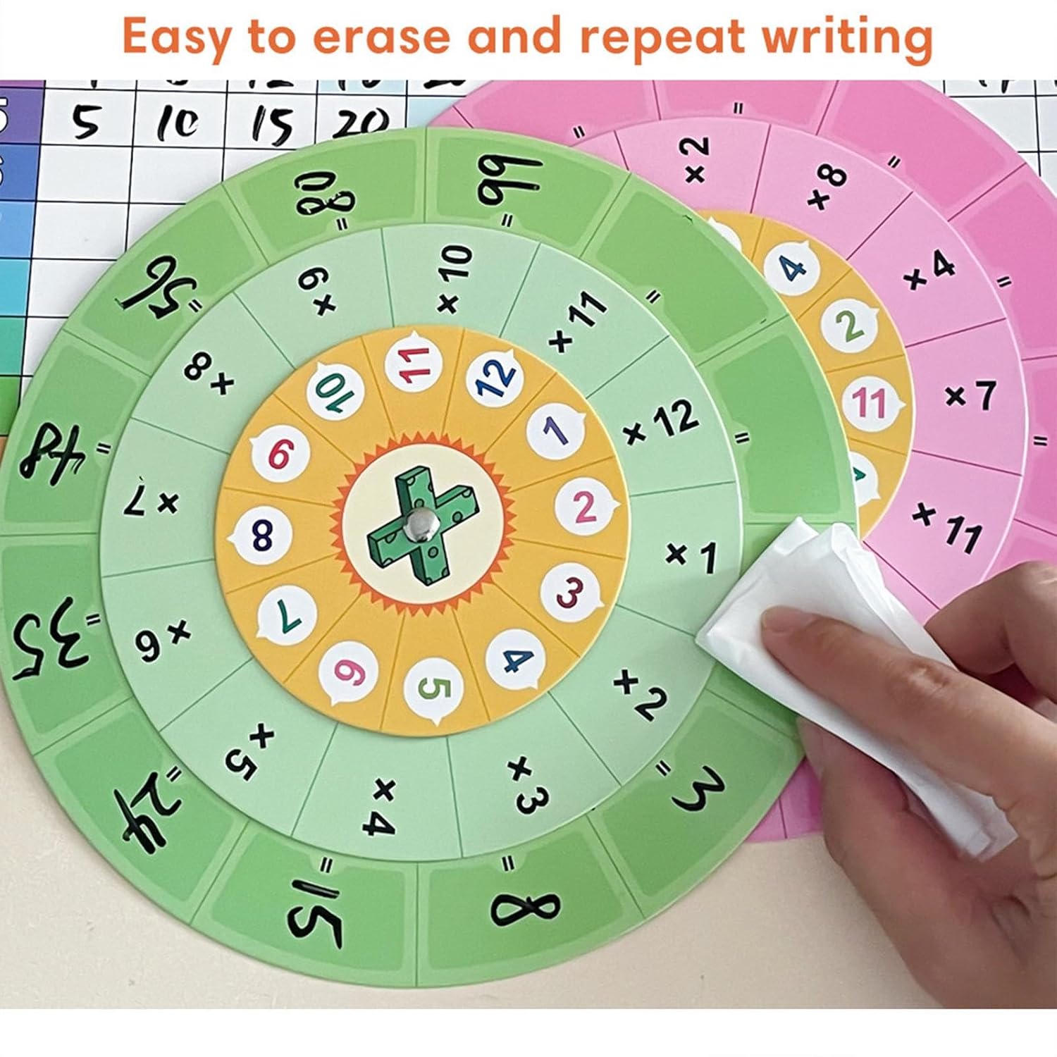 CVC Words and Maths Activity Phonics Spinner Game Kit