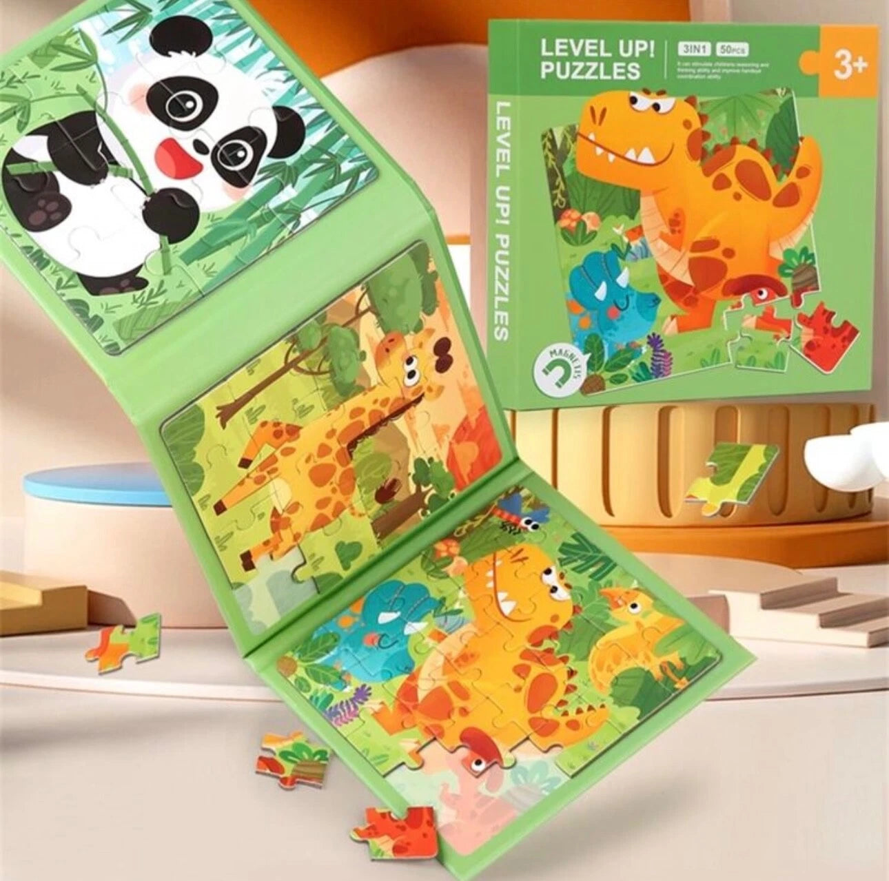 Magnetic Jigsaw Puzzle Activity Book