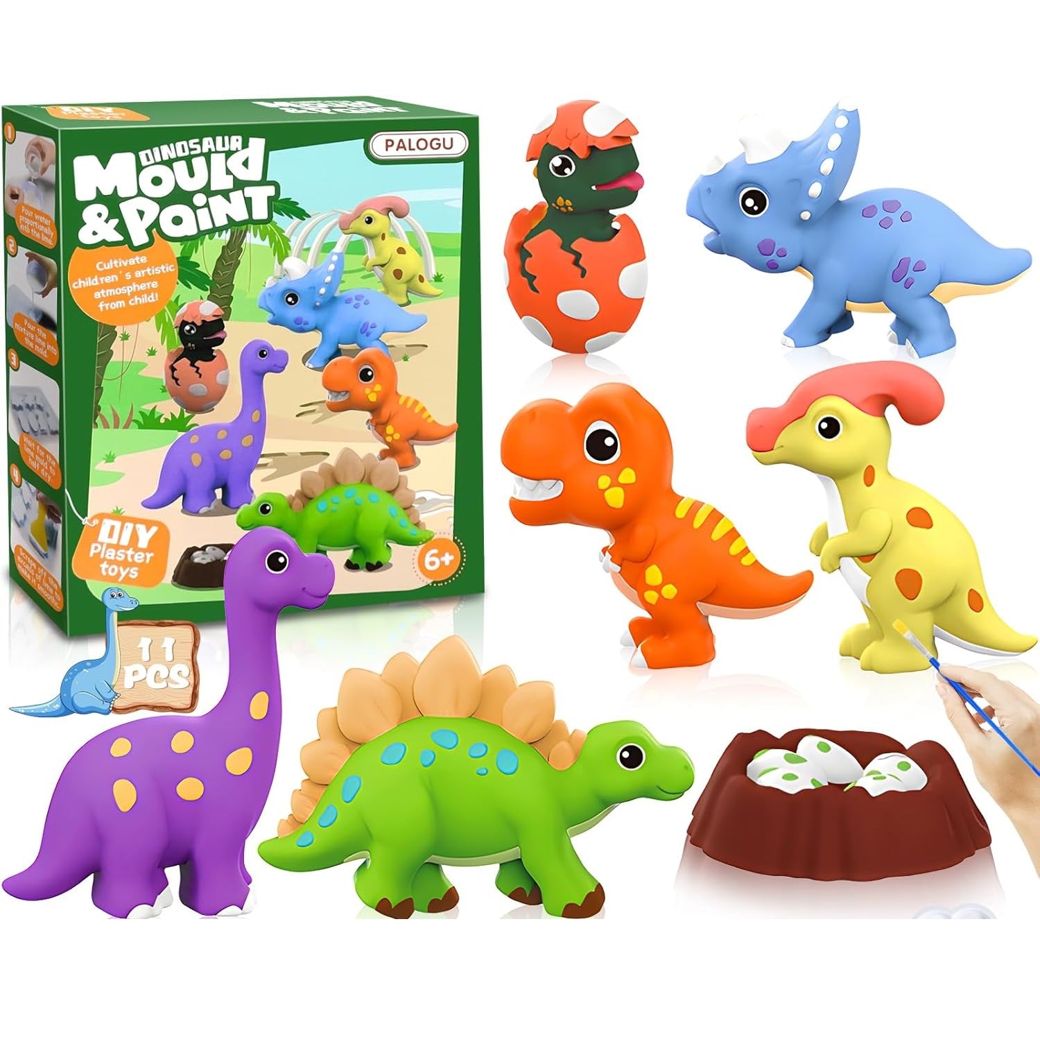 DIY 3D Mould And Painting Safe and Non-toxic Activity Kit For kids